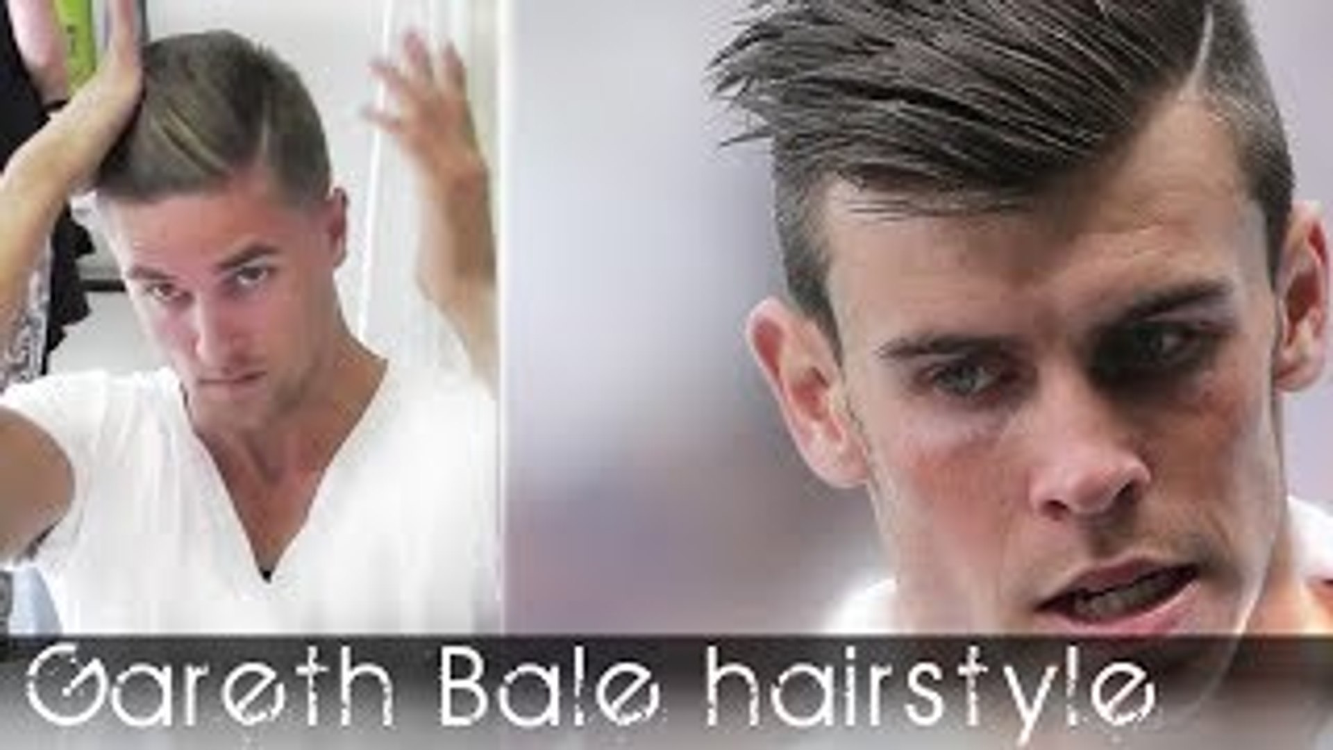 Gareth Bale Hair Tutorial Mens Football Player Haircut