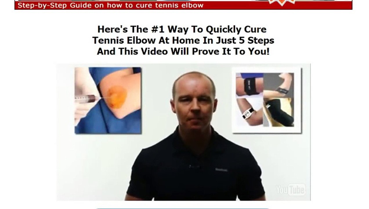 how to cure tennis elbow at home - tennis elbow cure it fast !