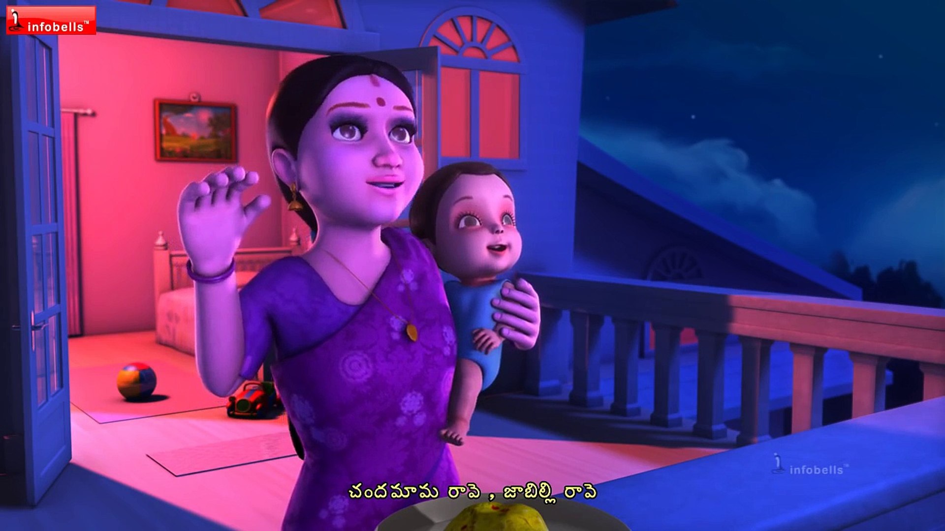 Chandamama Raave Telugu Rhymes for Children - Dailymotion Video
