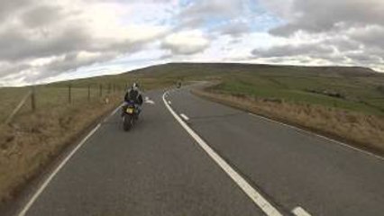 (ORIGINAL) GO-PRO [HD] - Kawsaki ZX6R Crash 40ft Off A Cliff