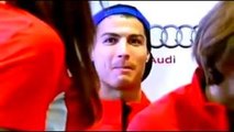 Cristiano Ronaldo tries to flirt with AUDI Girl