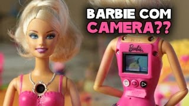 BARBIE Youtuber - Essa Barbie tem camera!! Boneca barbie Video Girl em Português BR