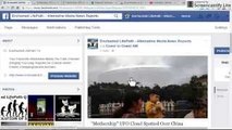 Enormous Mothership UFO Cloud Spotted Over China - Tourists Get Photo Bombed By UFO & It G