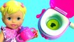 Little Mommy Baby Doll Poops & Pees on a Toilet Toy - The Princess and the Potty Training