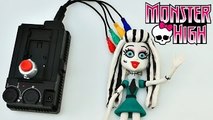 Play Doh Monster High Stop Motion Animación Spooky Barbie Doll - Playdough Muñeca Franki