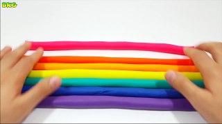 Play-doh Rainbow Playdough - How To Make Easy Rainbow