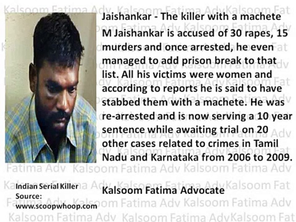 indian serial killer