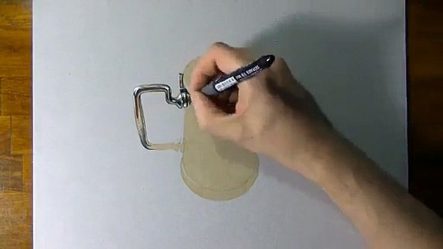 Üç boyutlu çaydanlık çizimi - Funny videos - Komik videolar