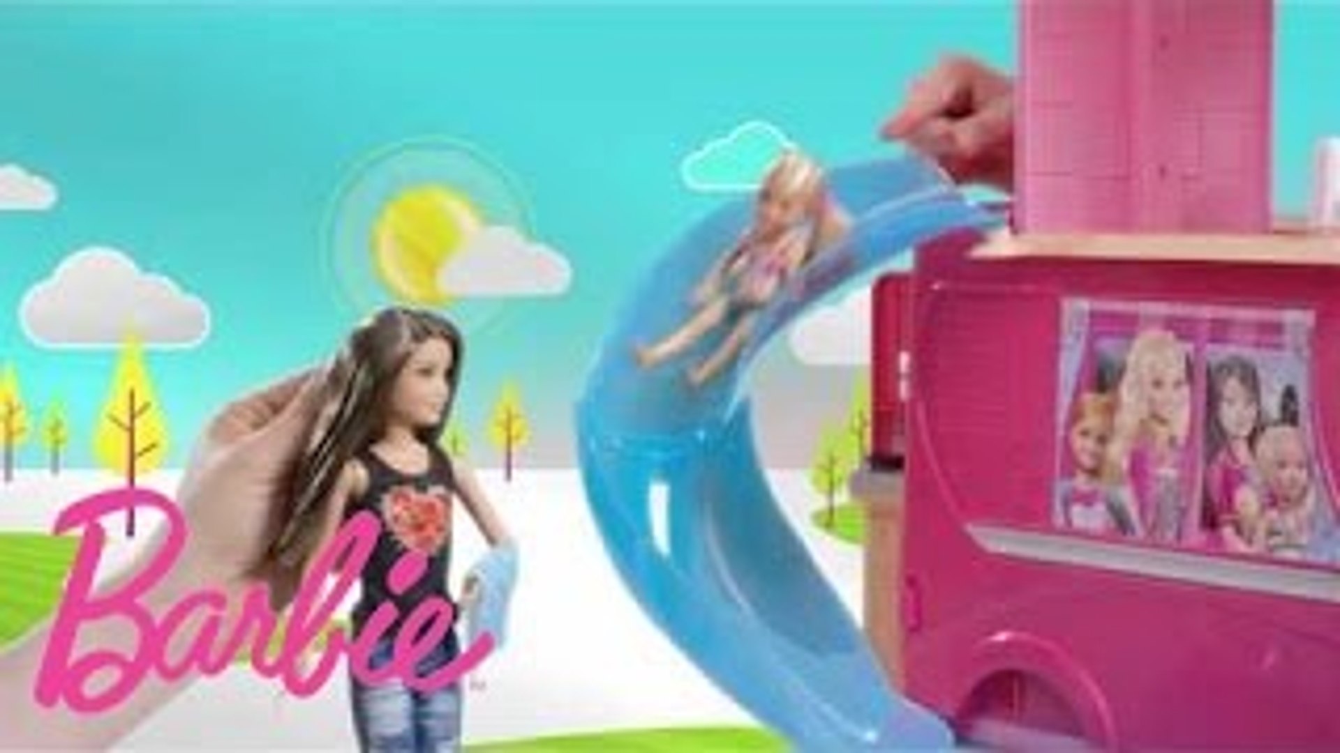 barbie camping car duplex