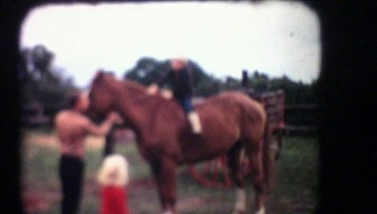 Equitation et jeu de boules (1970 - Ouerre)