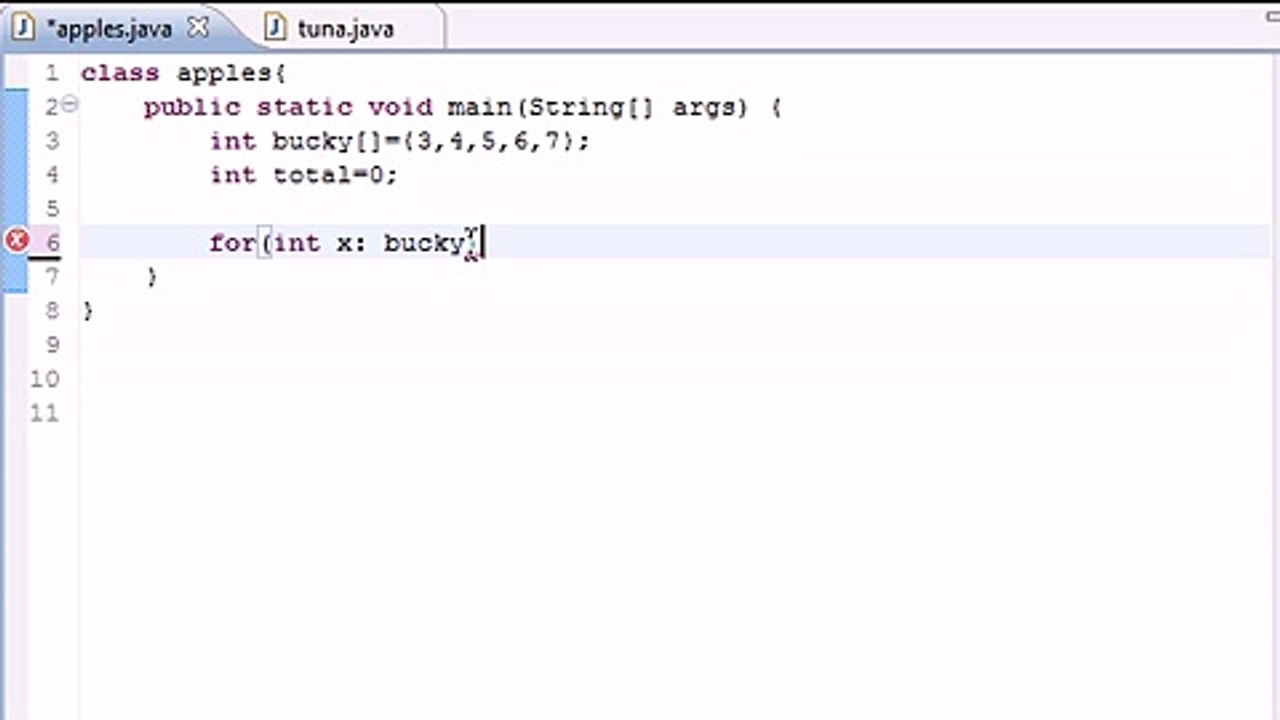 Java Level 1 Tutorial - 31 - Enhanced for Loop - Sumeet Khan