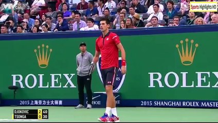 Nole vs Tsong@ Highlights | Shanghai Rolex Master 2015 Final