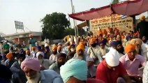 Rupinder Handa Speech at ros dharna regarding beadbi of Sri guru Granth sahib (Mastuana sahib)