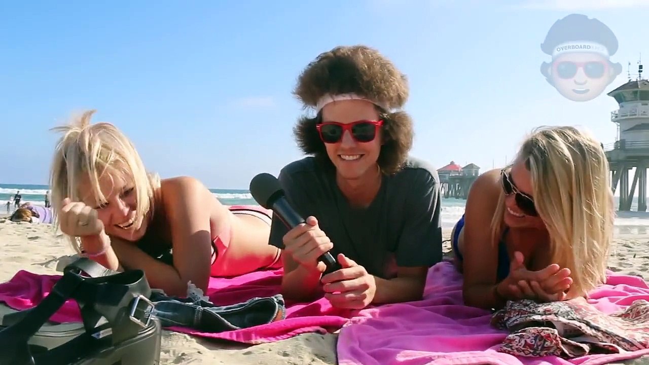 HOT GIRL BEING SEXY AT THE BEACH! Garrett Garcia interview #3