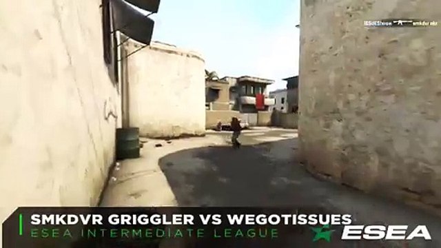 CS: GO Ace Clutch by smokedivers Griggler vs WEGOTISSUES - ESEA EU Intermediate Spotlight