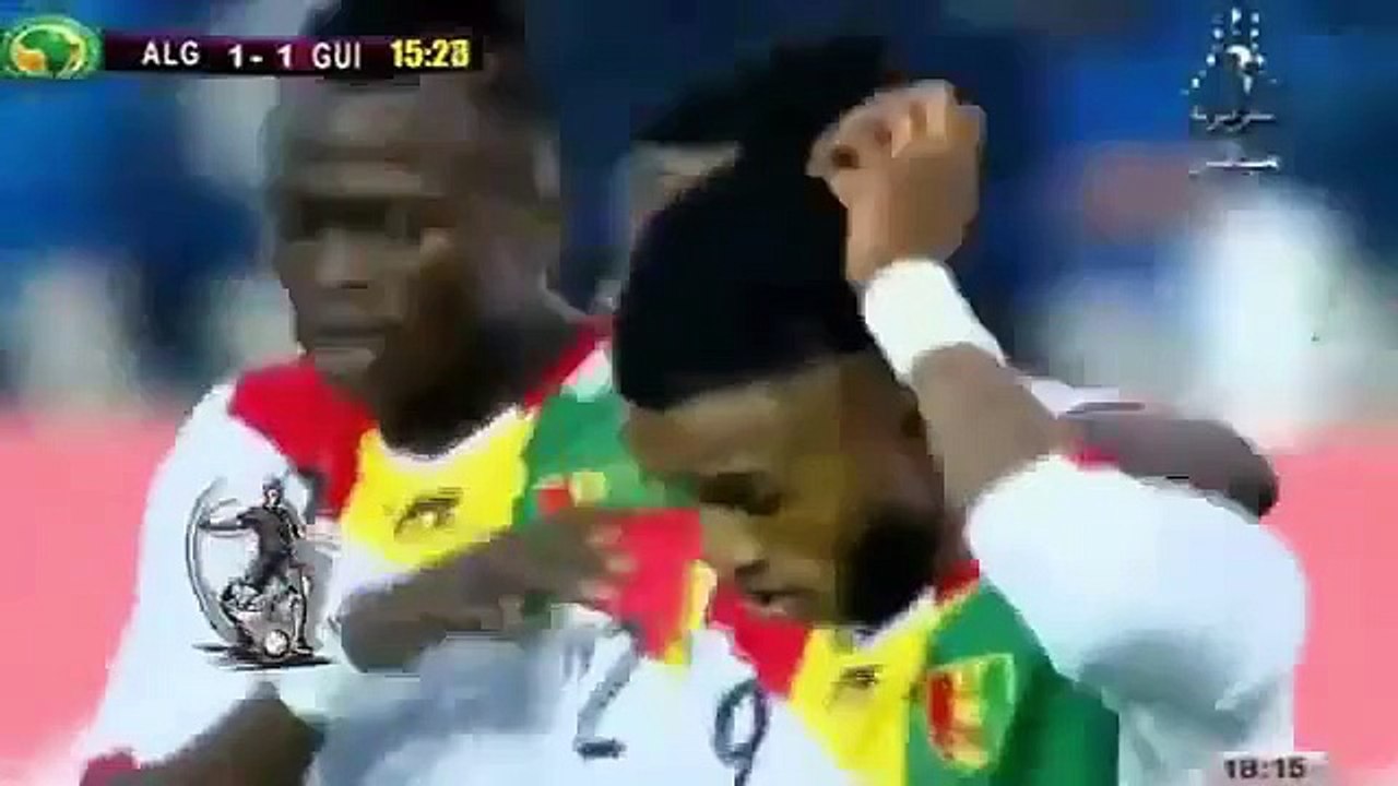 كل اهداف مباراة الجزائر وغينيا بتاريخ 09-10-2015