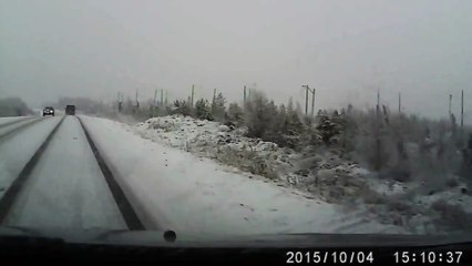 La neige faut s'en méfier, elle a tendance à me faire glisser.