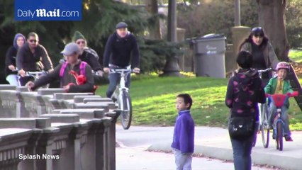 Madonna fits in a brisk bike ride with pals after racy Rebel Heart concert in Vancouver