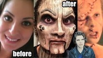 Prosthetic Makeup Transformations (Before And After)