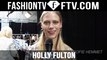 Hairstyle at Holly Fulton Spring 2016 London Fashion Week | LFW | FTV.com