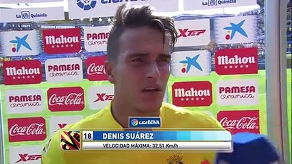 Entrevista a Denis Suárez tras el Villarreal CF (1-2) Celta de Vigo