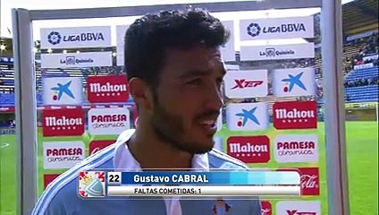Entrevista a Gustavo Cabral tras el Villarreal CF (1-2) Celta de Vigo
