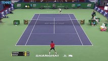 Djokovic Hits Volley Hot Shot