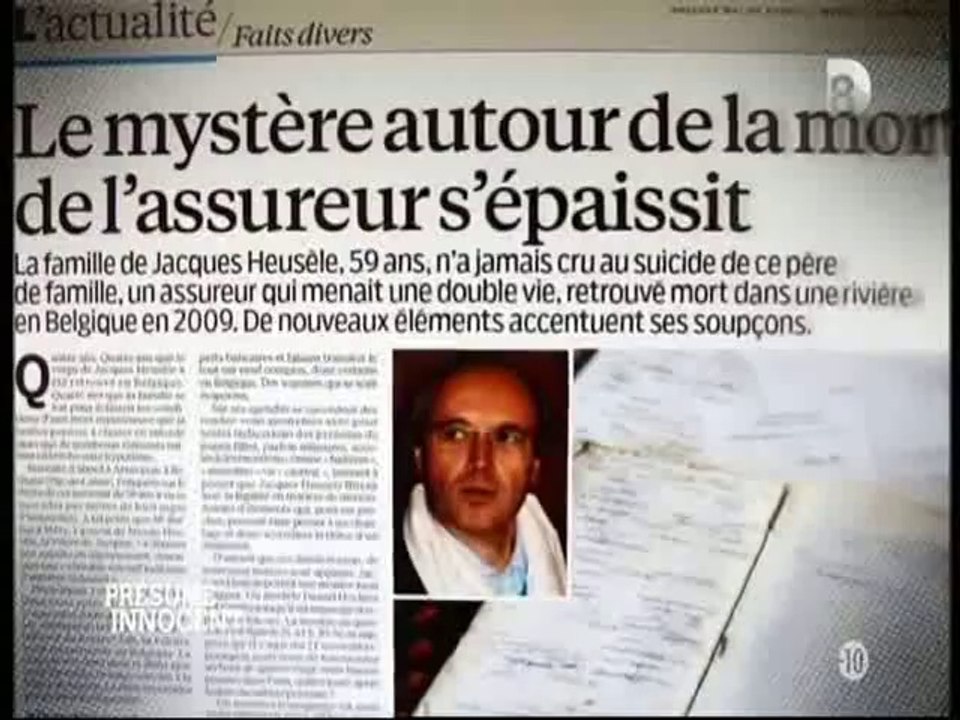 Affaire Jacques Heusèle - D8 " Présumé innocent " 8 mars 2013