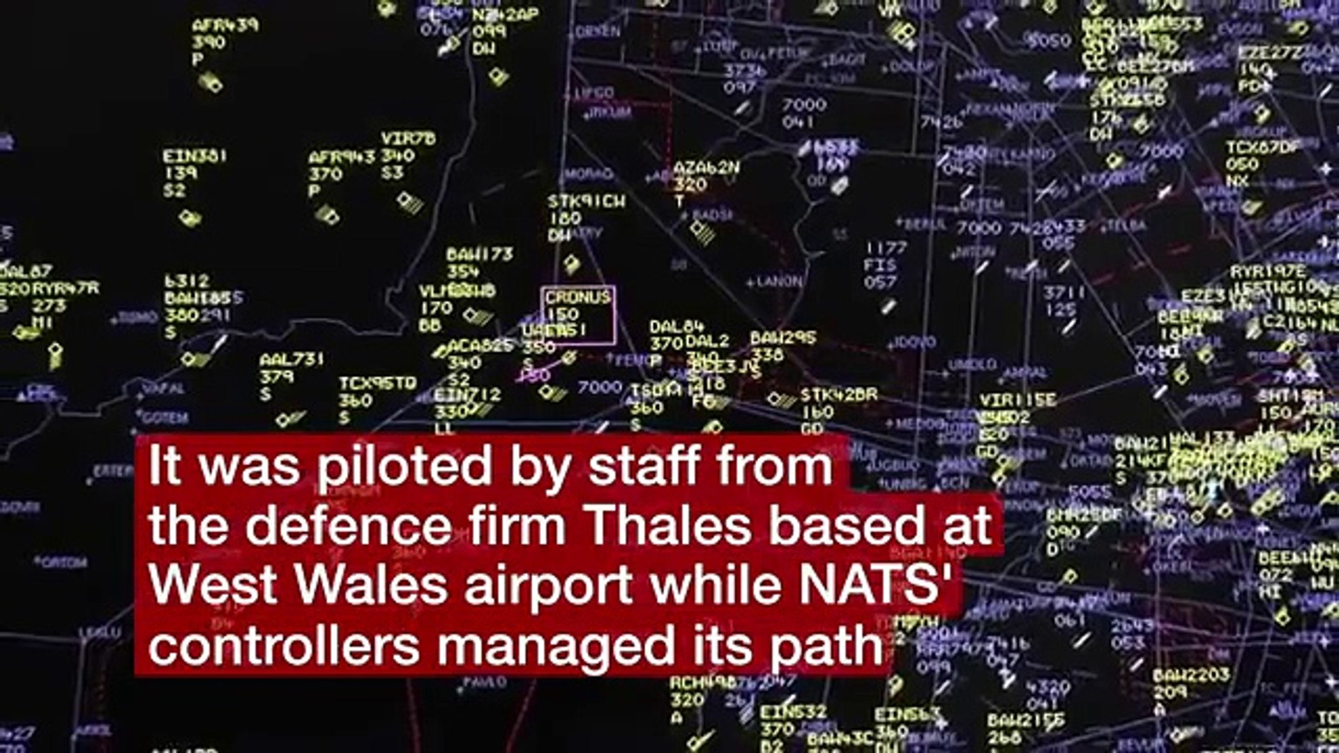 Drone tested for an hour in UK civil airspace - BBC News