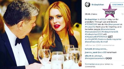 Lindsay Lohan annonce sa candidature à l’élection présidentielle de 2020 !