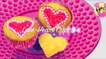 PEARL HEART CUPCAKES Love hearts Mothers day or Valentines idea how to baking