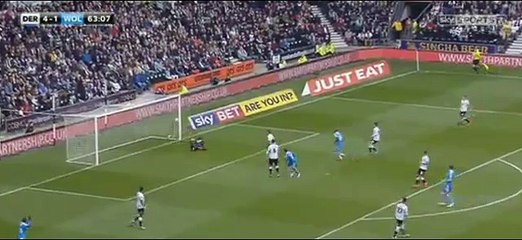 Goal le Fondre 4:2 - Derby County vs Wolverhampton Wanderers - 18/10/2015