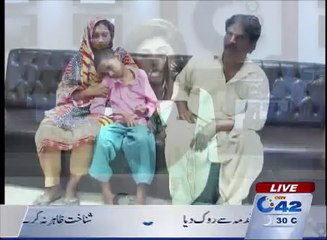 Parent of crippled child approaches City42 seeking help for treatment 18th October 2015