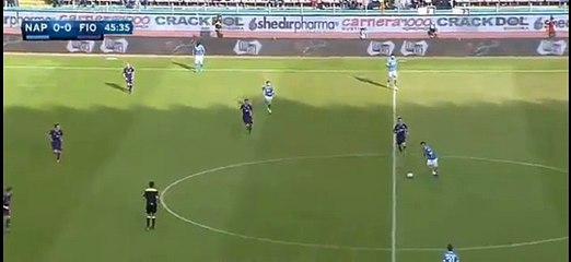 Goal Lorenzo Insigne 1:0 - Ssc Napoli vs Ac Fiorentina - 18/10/2015