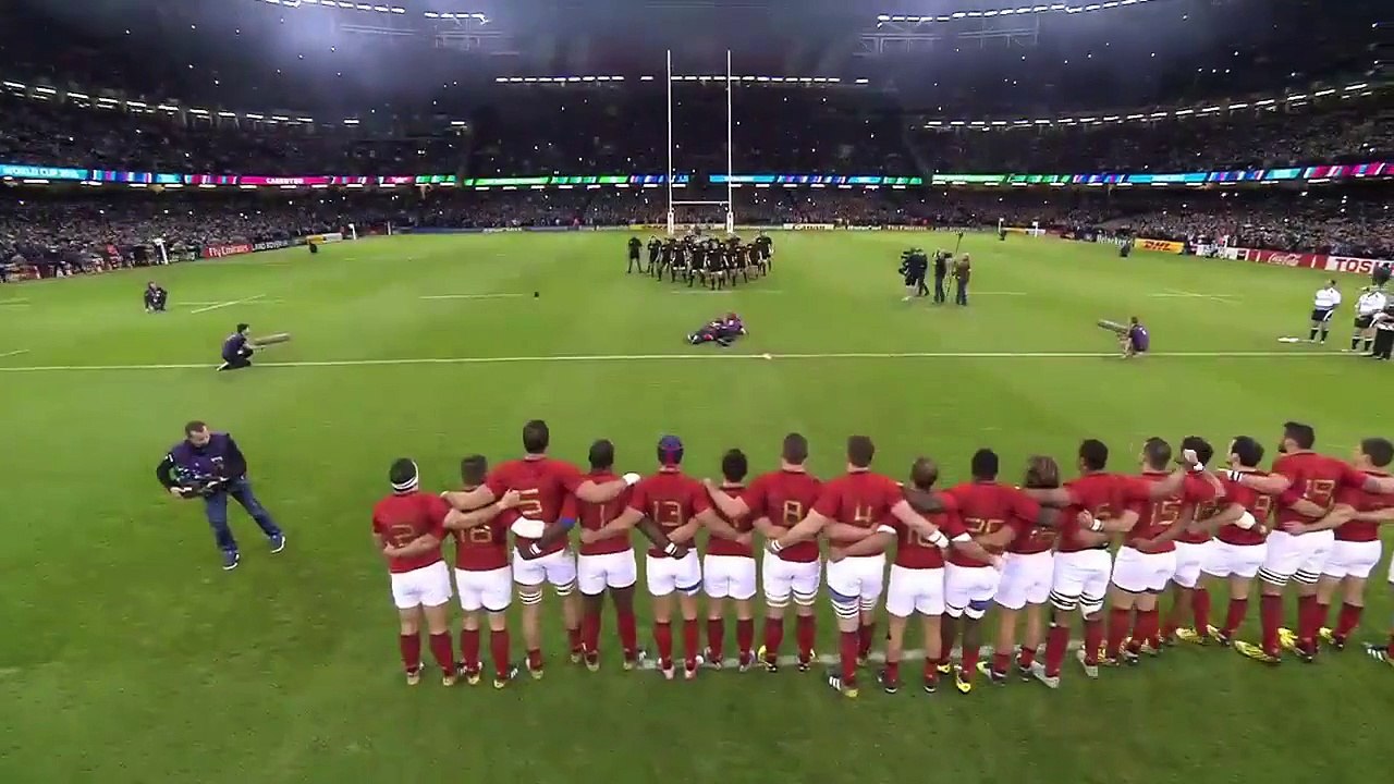 Le haka des All Blacks (France / Nouvelle-Zélande - Millennium Stadium)