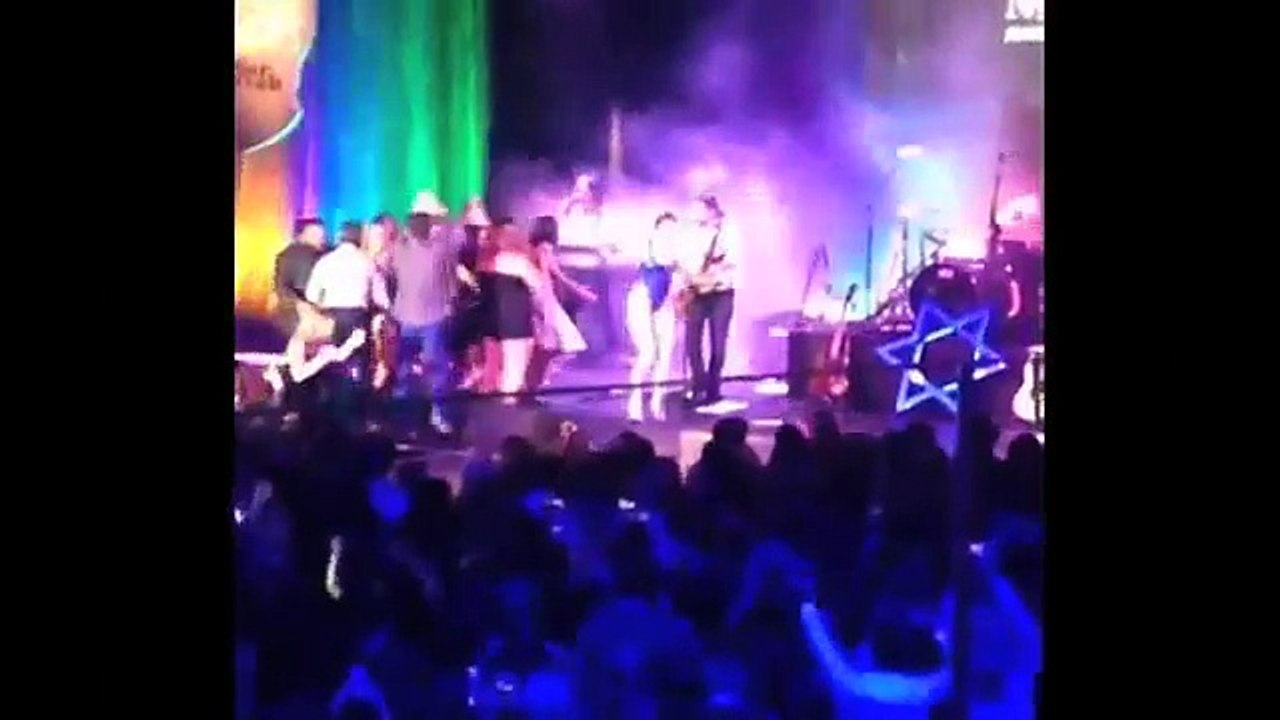 Miley Cyrus Leotard at Bar Mitzvah James Franco Barmitzvah Fun Moments