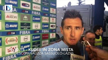 Download Video: 18.10.15 - Klose in zona mista dopo Sassuolo-Lazio 2-1