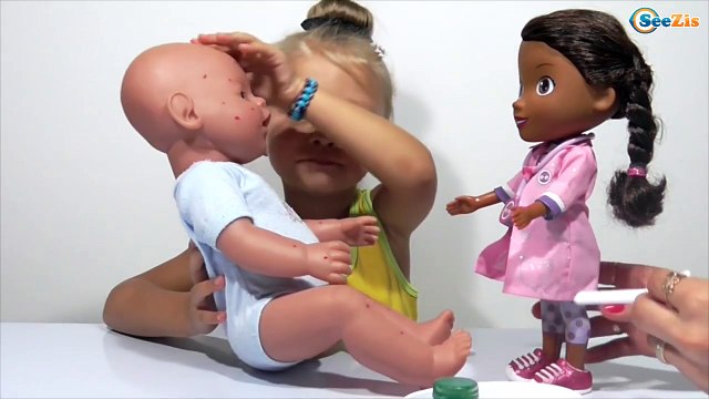 ✔ Беби Борн и девочка Ярослава на приеме у Доктора - Baby Born and girl Yaroalaba visited a doctor ✔
