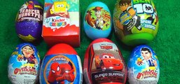 1 of 8 Surprise Eggs Surprise Egg Disney Pixar Cars! Toy Guido and stickers Lightning McQueen Sally! [Full Episode]