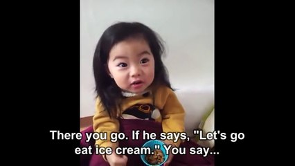 Mom Tries to Teach Adorable Girl Life Lesson