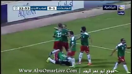 اهداف مباراة الوحدات وشباب الاردن 3-0 الاهداف كاملة 18-10-2015