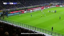 Marcelo Brozovic Amazing Shot Hits The Crossbar after Buffon Incredible Save - Inter v. Juventus 18.10.2015 HD