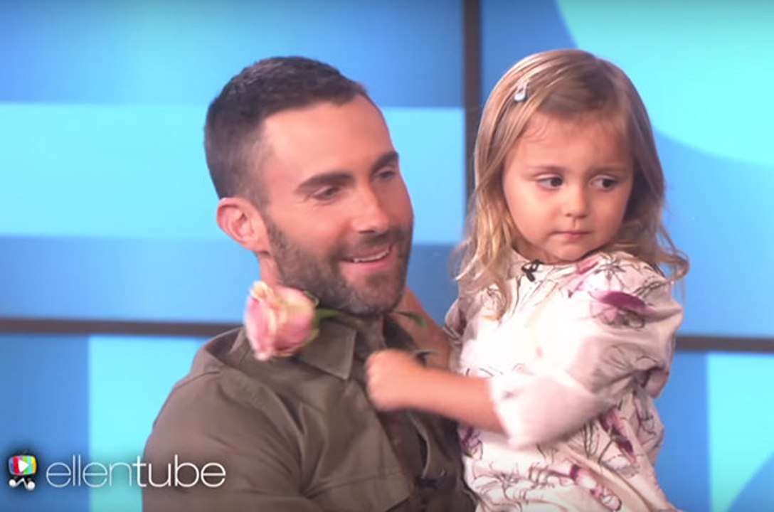 Watch the Little Girl Who Cried Over Adam Levine's Marriage Meet Him on 'Ellen,'