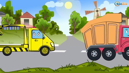 ✔ МУЛЬТИКИ  МАШИНКИ ВСЕ СЕРИИ. Грузовичок и его приключения в городе и на стройке! Video for Kids!