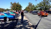 Dodge Dart 426 Hemi Drag car leaving a car show