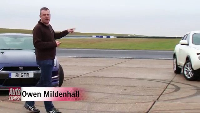 Nissan Juke-R vs GT-R track test - Auto Express