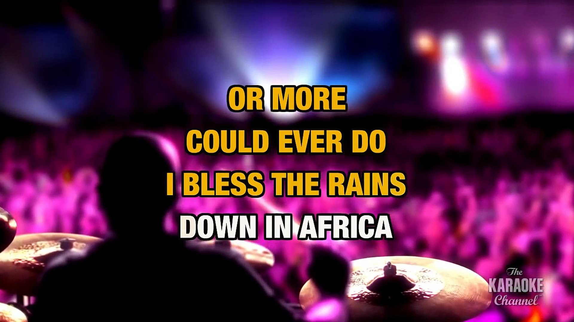 Africa in the Style of 'Toto' with lyrics (no lead vocal) - video  dailymotion