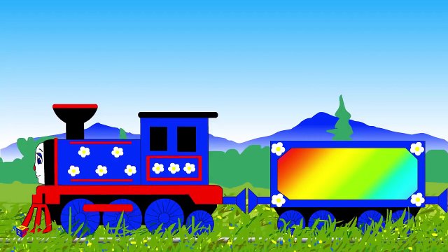 Days of the week song for kids. Educational cartoon about Choo-Choo train for children