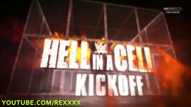 WWE Hell in a Cell 2015 Official Match Card- Randy Orton,Dean Ambrose vs Luke Harper,Braun Strowman