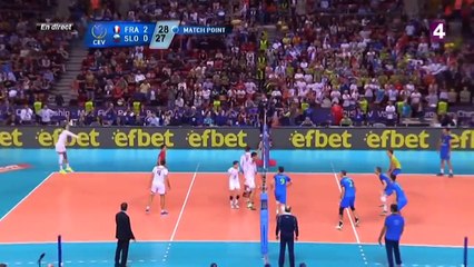 Volley : l'incroyable balle de match qui donne le titre à la France